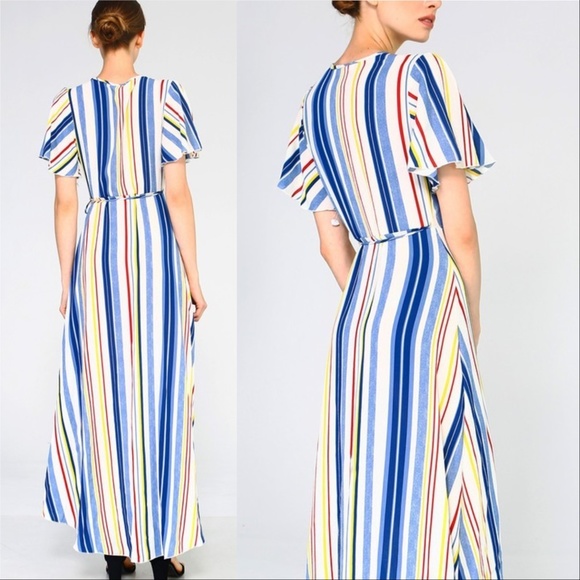 DRESS SUMMER VIBES STRIPES DRESS - Picture 3 of 4